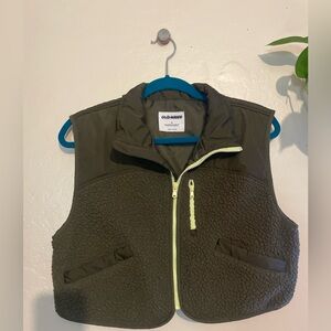 Women’s green vest Old navy Medium